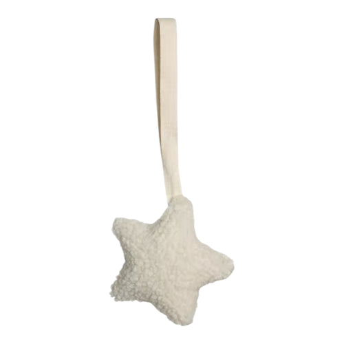 Plush Cream Star Dummy Holder