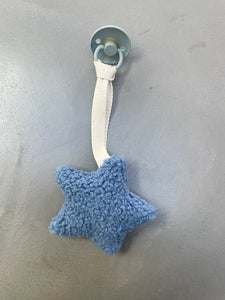 Plush Blue Star Dummy Holder