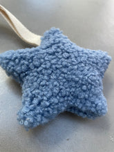 Load image into Gallery viewer, Plush Blue Star Dummy Holder