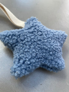 Plush Blue Star Dummy Holder