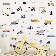 Load image into Gallery viewer, Transport and Construction Wall Stickers