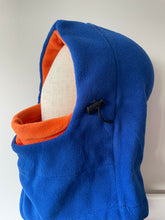 Load image into Gallery viewer, Blue Thermal Hooded Snood