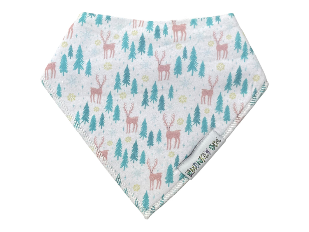 Christmas Deer Dribble Bib