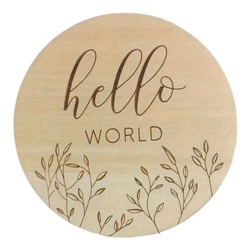 Hello World Announcement Disc