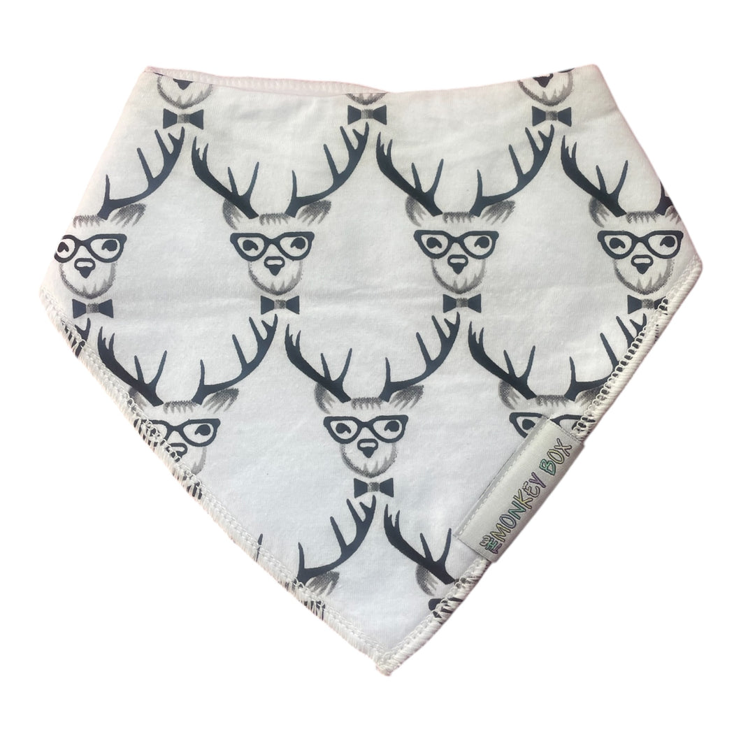 Christmas Deer Dribble Bib