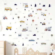 Load image into Gallery viewer, Transport and Construction Wall Stickers