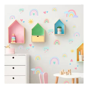 Pastel Rainbow Wall Stickers