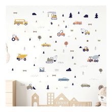 Load image into Gallery viewer, Transport and Construction Wall Stickers