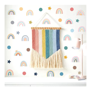 Rainbow, Spots and Stars Wall Stickers