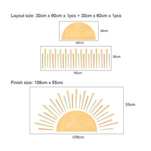 Large Sun Wall Sticker