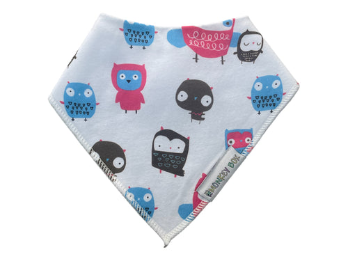 Loopy Owls Dribble Bib