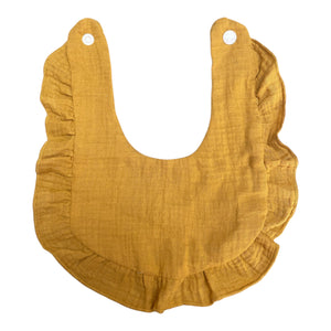 Muslin Dribble Bibs with Frill