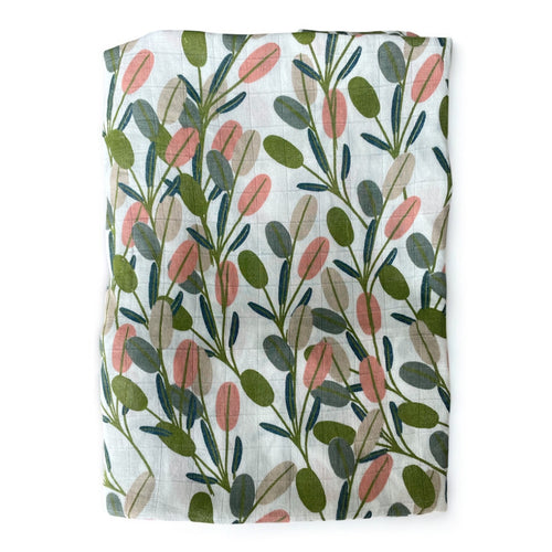 Floral Muslin Swaddle