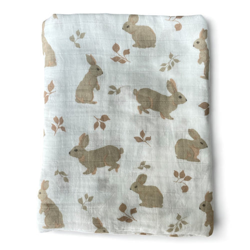 Rabbit Muslin Swaddle