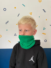 Load image into Gallery viewer, Kids Green Cotton Snood