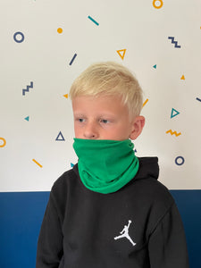 Kids Green Cotton Snood