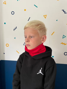 Kids Red Cotton Snood