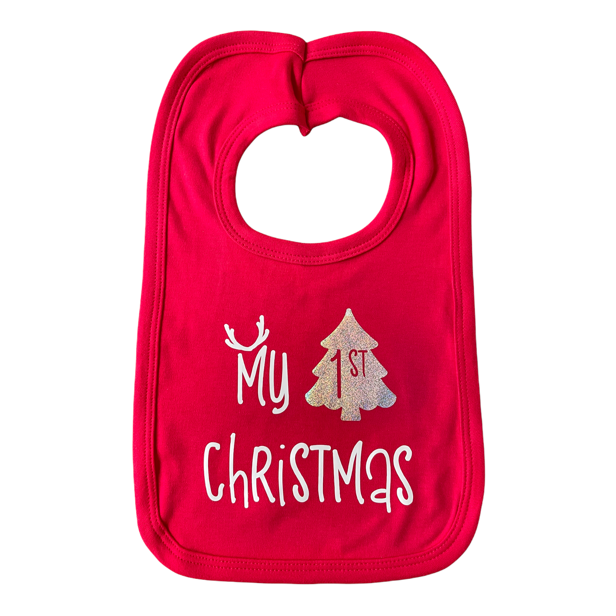 1st christmas hot sale bib